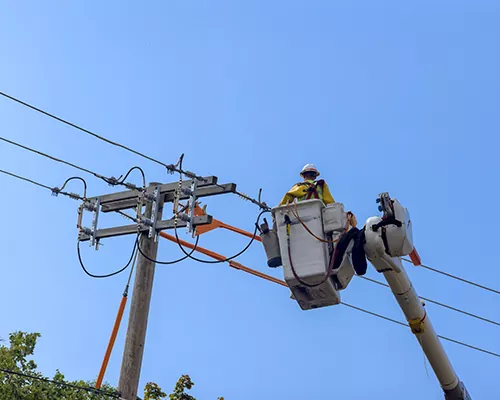 Roupas de proteção para trabalho elétrico